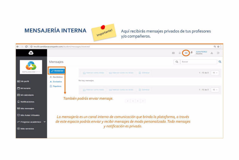 Mensajería Interna